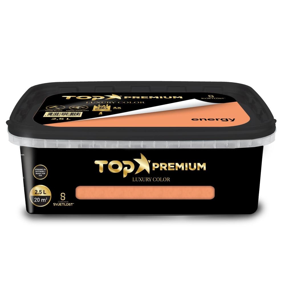 Boja za unutarnje zidove TOP PREMIUM 2,5 l - Akcija u trgovini Pevex