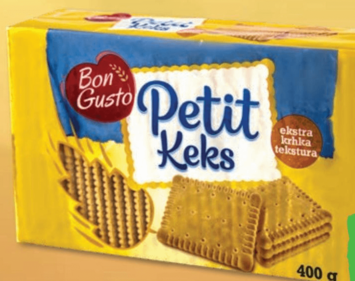 Bon Gusto Petit Keks 400 g - Akcija u trgovini Studenac