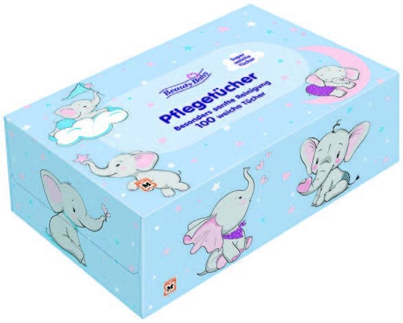 Beauty Baby njegujuće maramice u kutiji 100 kom - Akcija u trgovini Mueller