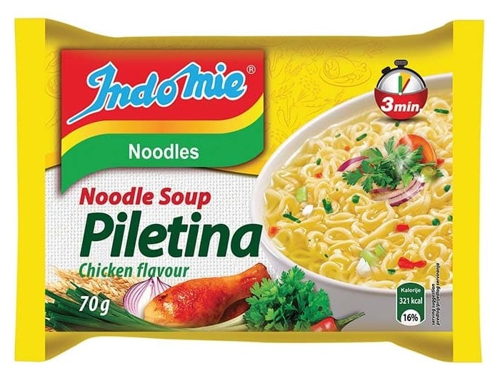 Juha instant s tjesteninom piletina, goveđa 70 g Indo mie Akcija u trgovini NTL