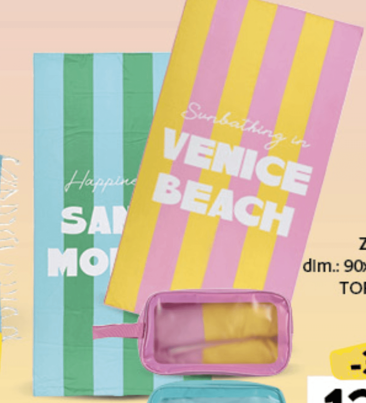 Ručnik za plažu set - Akcija u trgovini Konzum