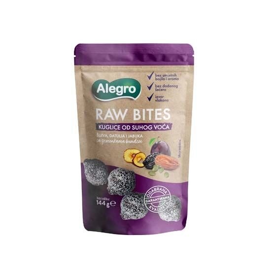 ALEGRO Kuglice od suhog voća 144 g - Akcija u trgovini Plodine