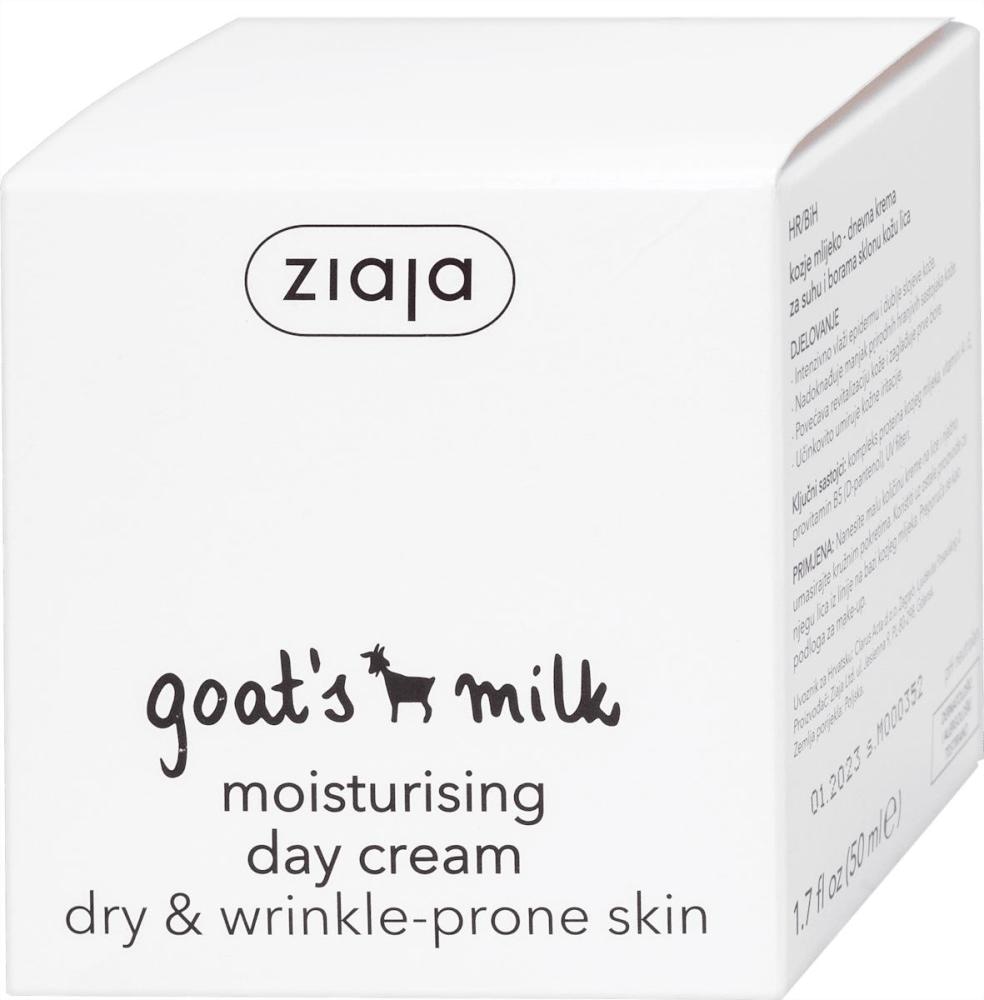 ziaja dnevna krema za suho lice s kozjim mlijekom 50ml - Akcija u trgovini Dm