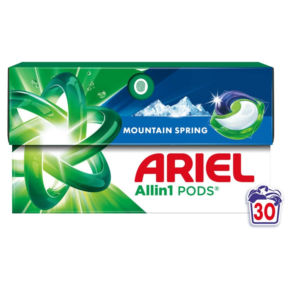 Ariel Allin1 PODS Mountain Spring kapsule za pranje rublja 30 pranja/30 kom. - Akcija u trgovini Dm