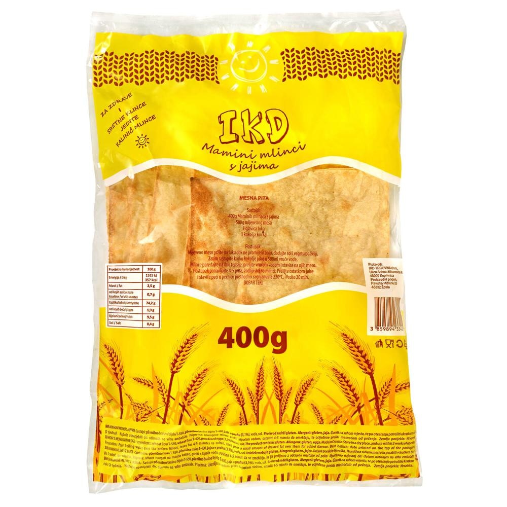 IKD Mamini mlinci 400g - Akcija u trgovini Konzum