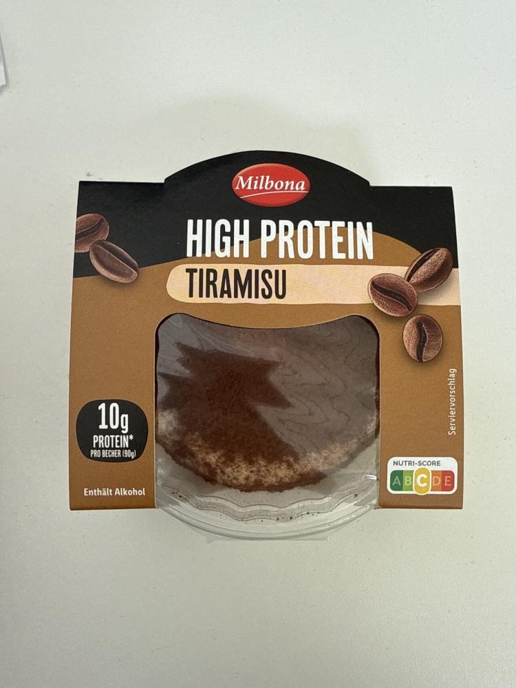 MILBONA High protein tiramisu 90 g - Akcija u trgovini Lidl