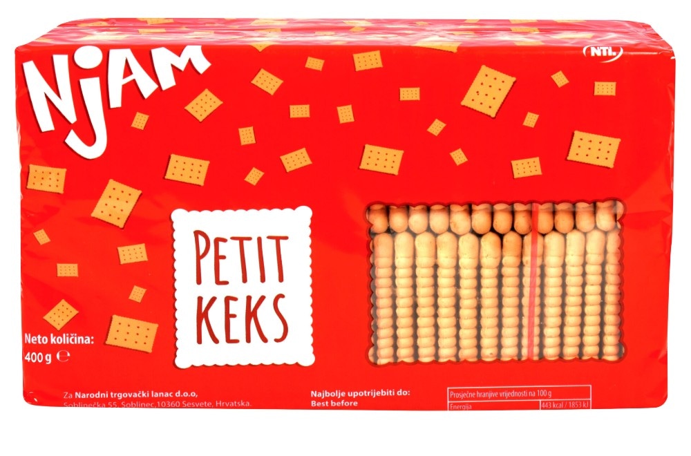Njam Petit keks 460 g Akcija u trgovini Boso