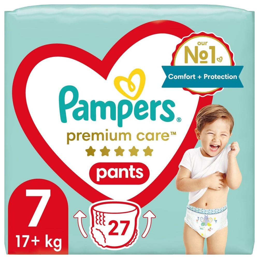 Pampers Premium Care Pelene gaćice vel.7 27/1 - Akcija u trgovini Bipa