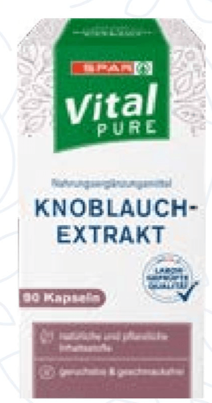 Vital kapsule ekstrakt češnjaka 90/1 Akcija u trgovini Spar