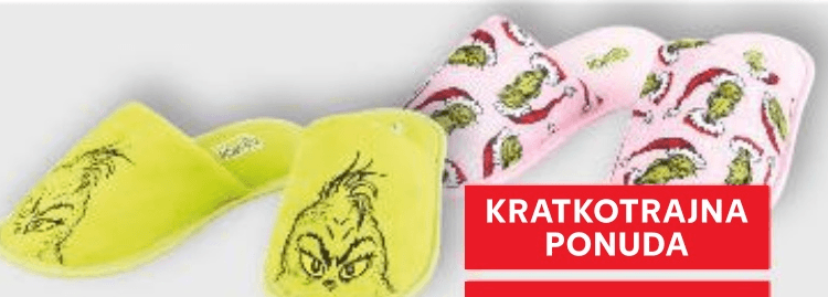 Dječje papuče - Akcija u trgovini Kaufland