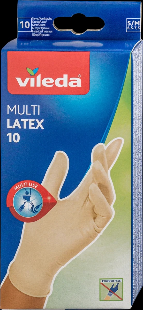 Vileda Multi Latex jednokratne lateks rukavice 10 kom - Akcija u trgovini Dm