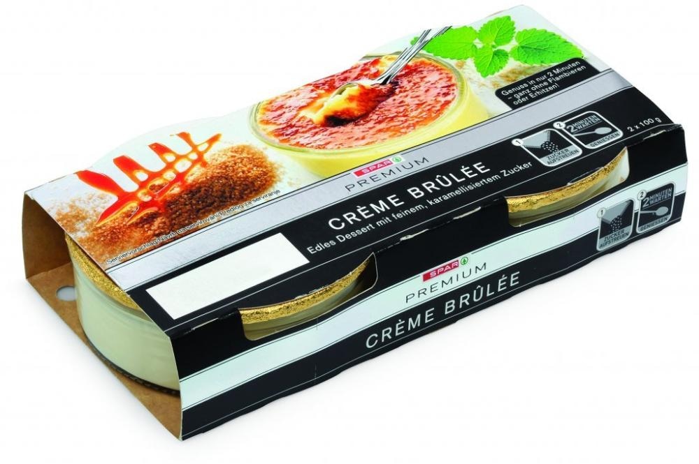 SPAR PREMIUM Desert Creme brulee 2 x 100 g - Akcija u trgovini Interspar