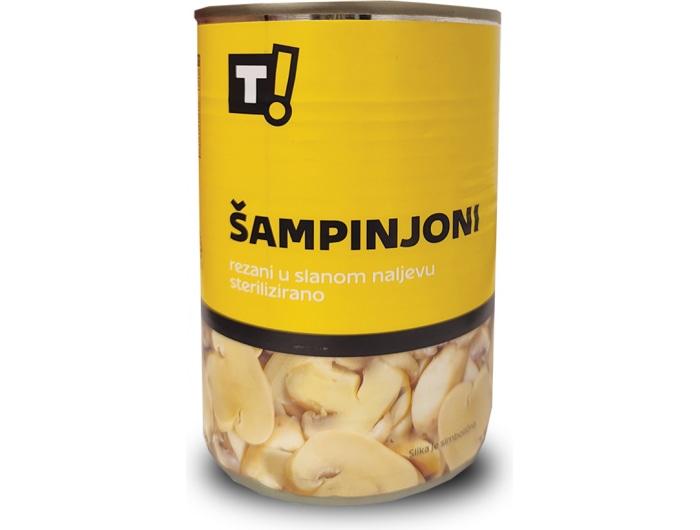 T! Šampinjoni rezani 400 g - Akcija u trgovini Tommy