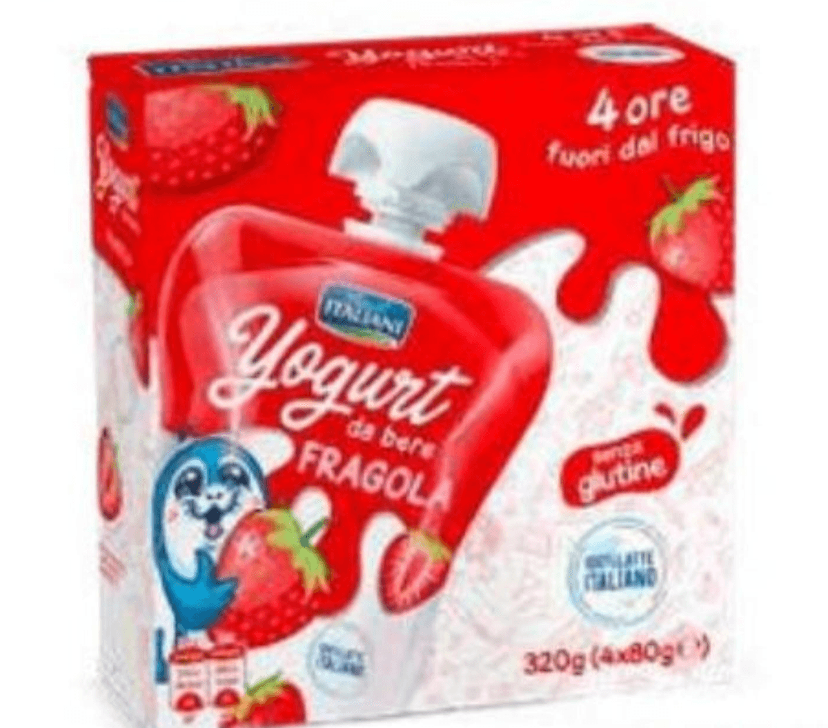 Jogurt To Go Jagoda 4 x 80 g Pascoli Italiani - Akcija u trgovini Eurospin