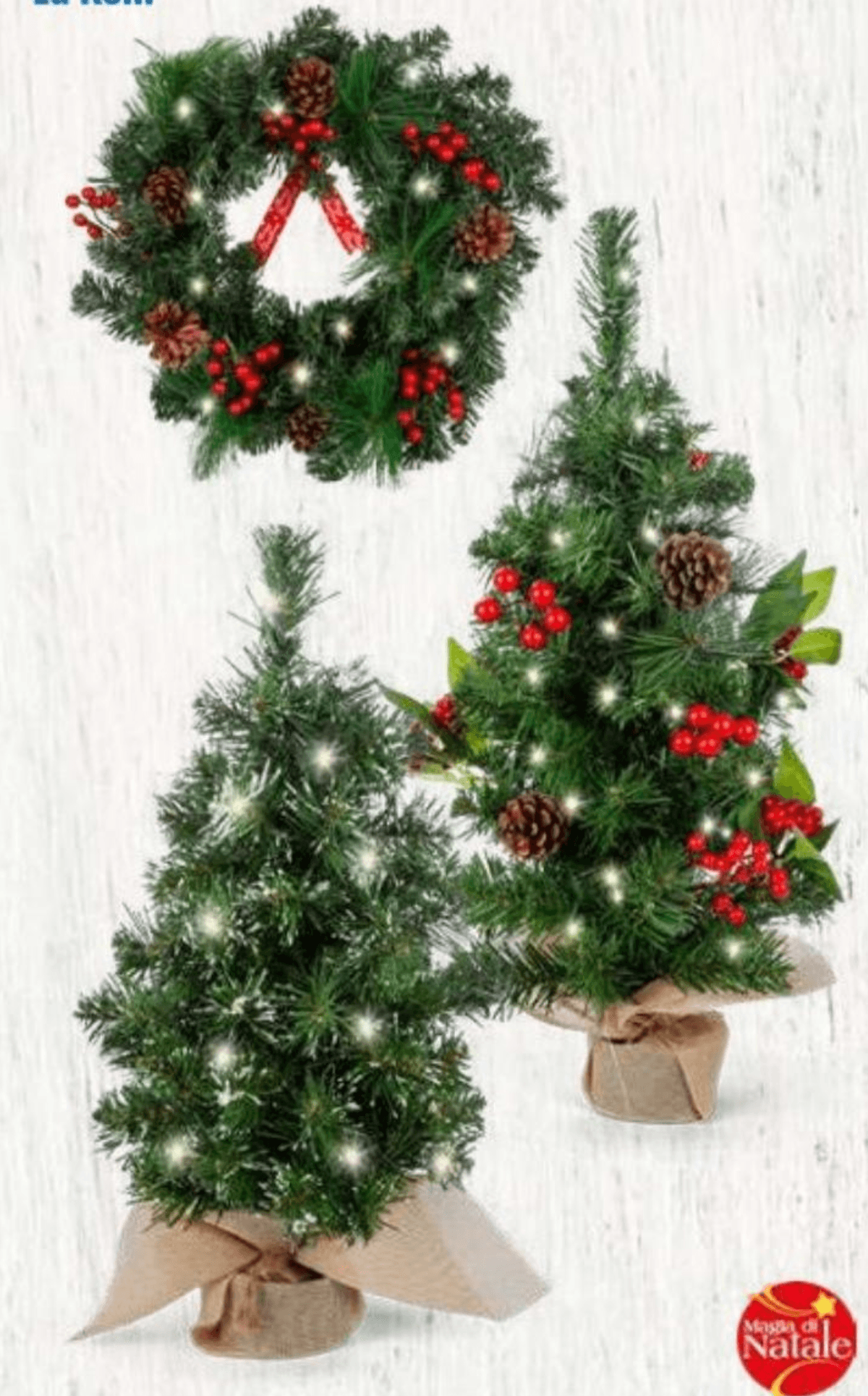 Božićno drvce 50 cm - Akcija u trgovini Eurospin