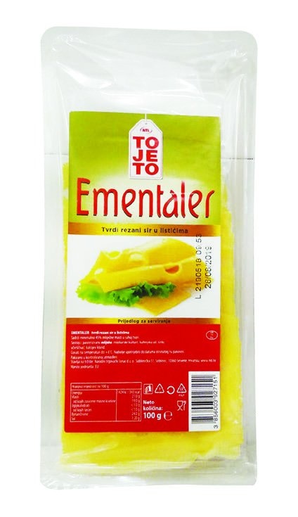 To Je To ementaler rezani sir 100 g - Akcija u trgovini NTL
