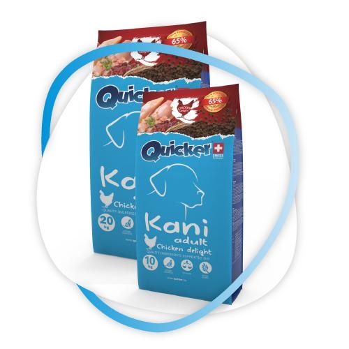 QUICKER Hrana za odrasle pse Kani 1kg - Akcija u trgovini Pivac