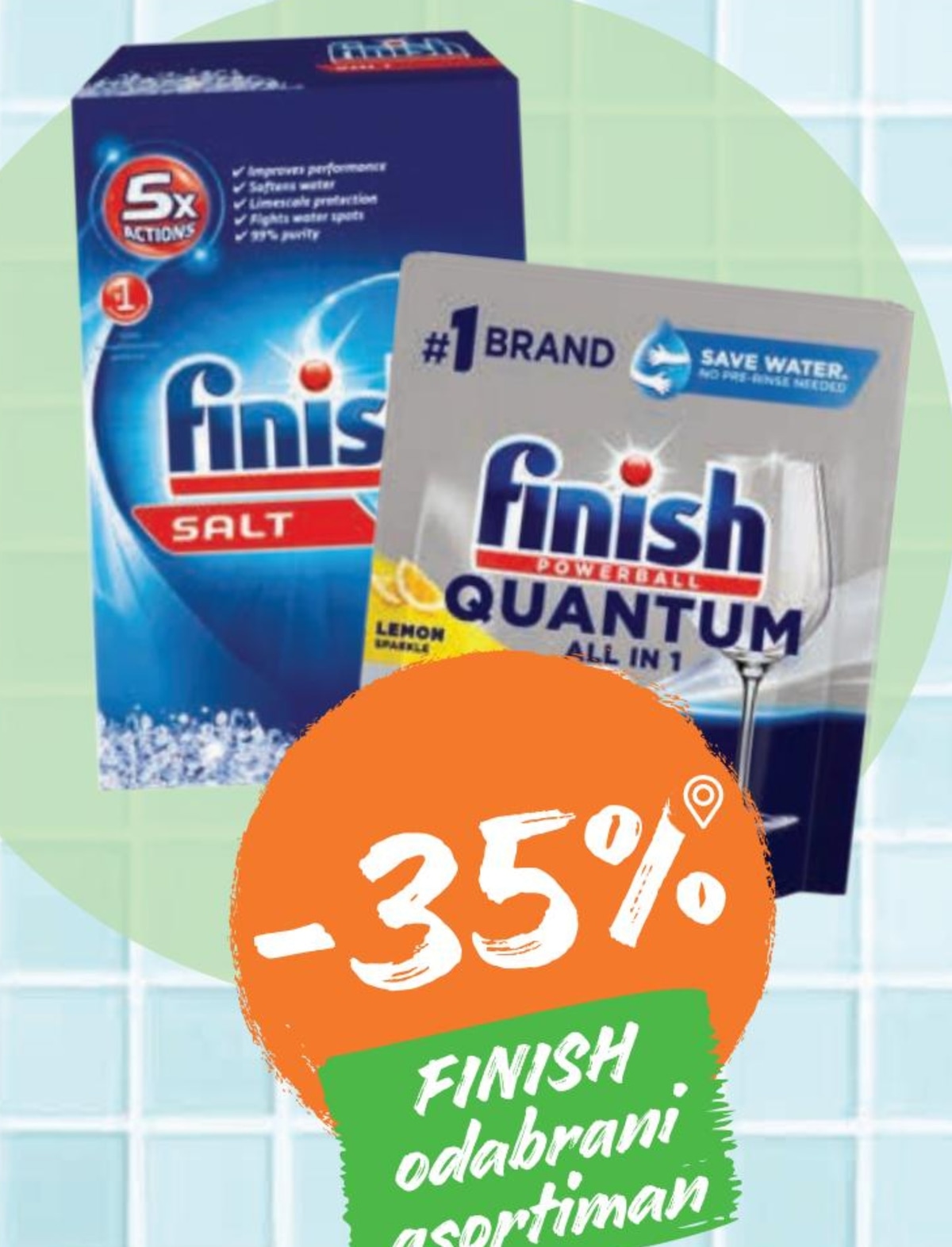 Finish odabrani asortiman - Akcija u trgovini Studenac