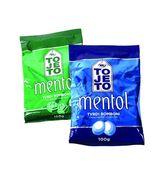 Bomboni Mentol zeleni ToJeTo 100 g - Akcija u trgovini NTL