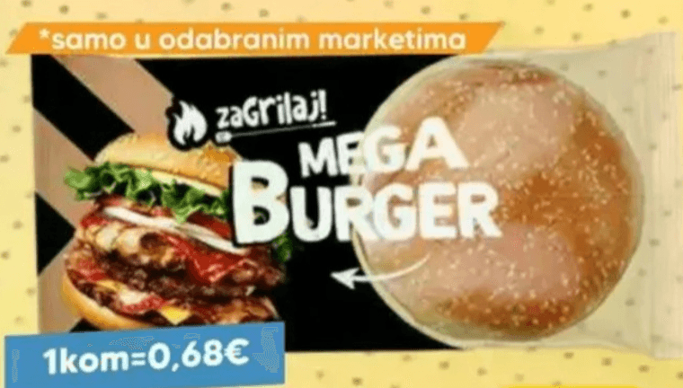 Samcovic Burger pecivo 2x120g - Akcija u trgovini Pivac