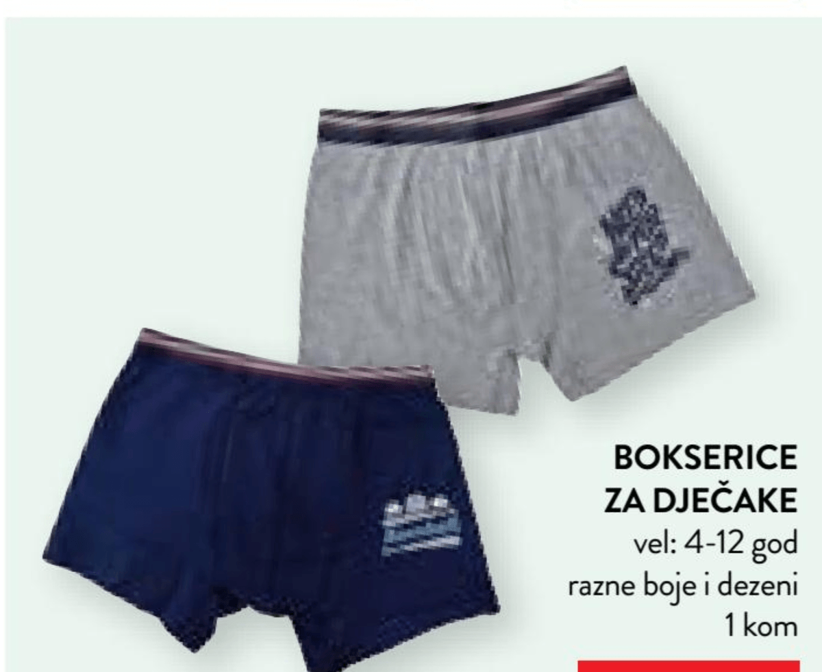 Bokserice za dječake 1 kom - Akcija u trgovini Spar