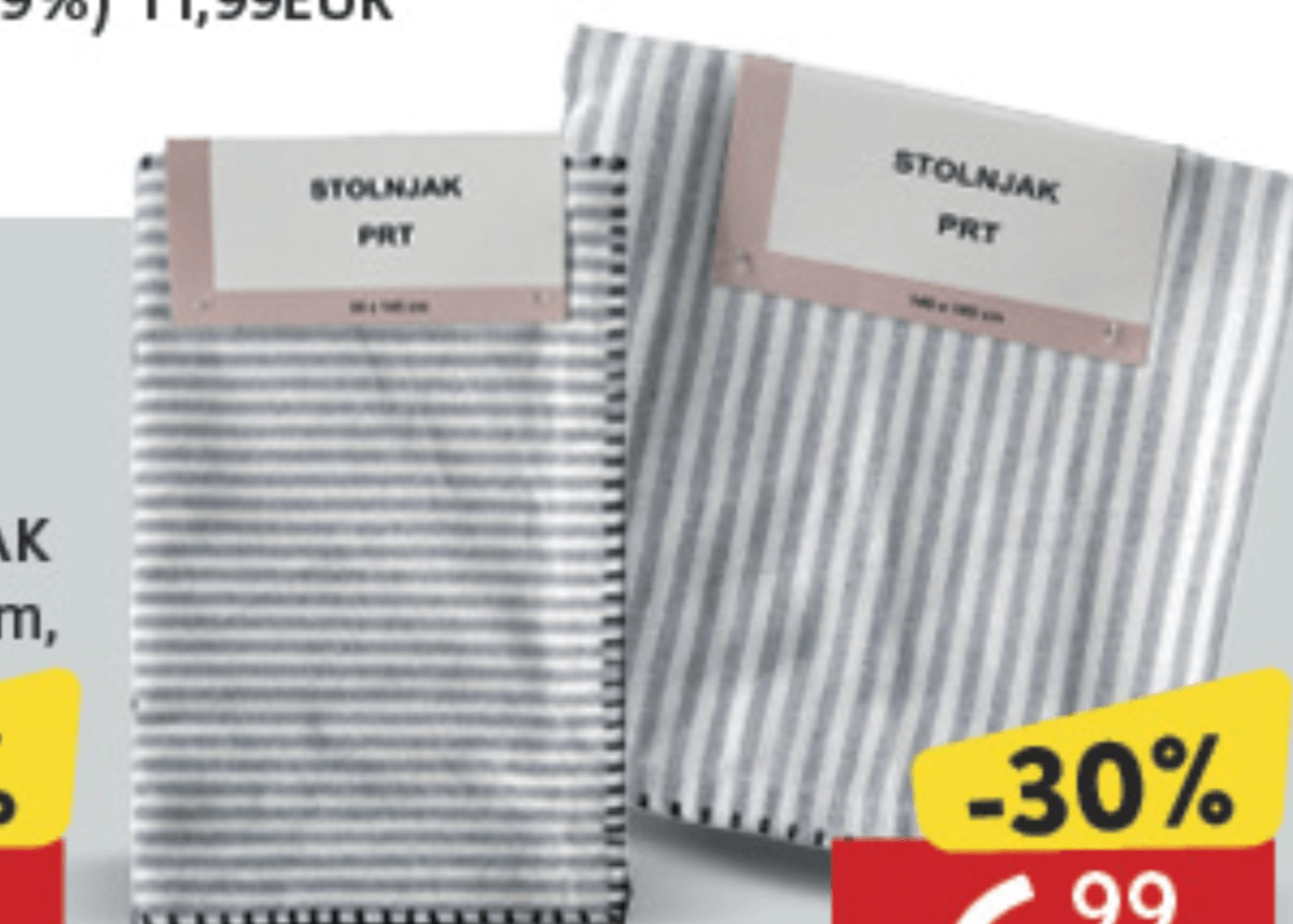 Nadstolnjak - Akcija u trgovini Konzum