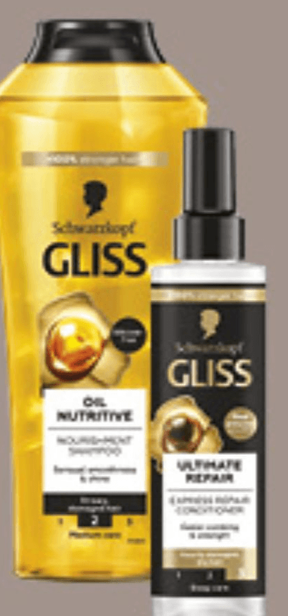 Gliss Šampon za kosu 400ml - Akcija u trgovini Konzum