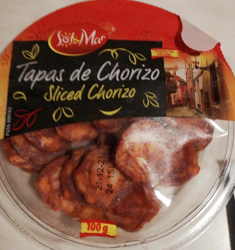 SOL&MAR Tapas chorizo 100 g - Akcija u trgovini Lidl
