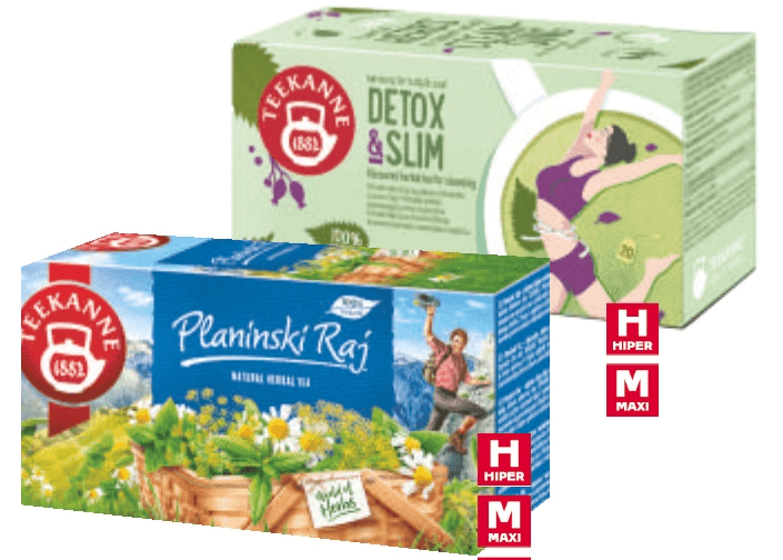 Teekanne Čaj - Akcija u trgovini Tommy