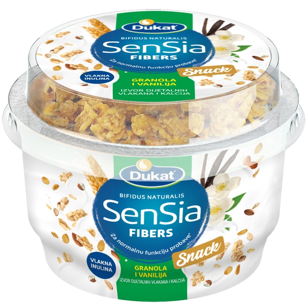 Sensia mliječni snack vanilija 190 g Dukat Akcija u trgovini Djelo