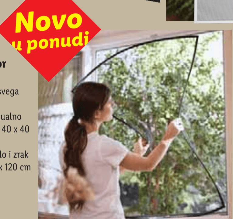 LIVARNO Pop-Up mrežica za prozor LIVARNO home - Akcija u trgovini Lidl