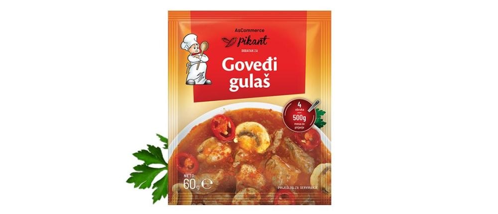 Pikanti za goveđi gulaš Ascommerce 60g - Akcija u trgovini KTC