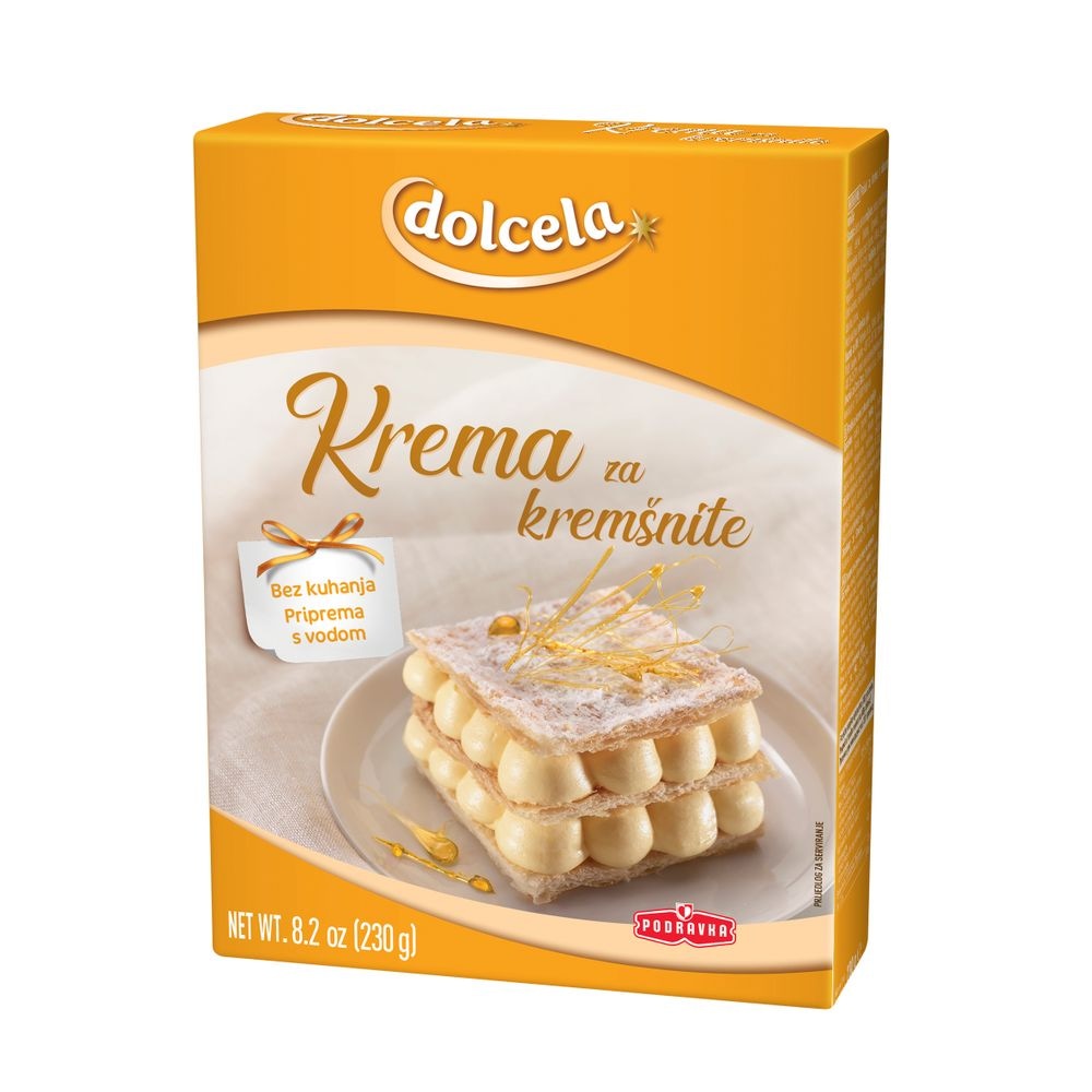 Krema za kremšnite Dolcela 230 g - Akcija u trgovini KTC
