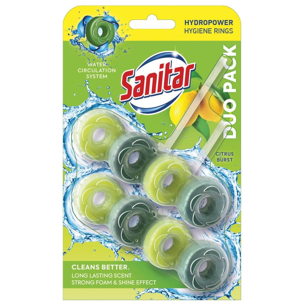 Sanitar osvježivač za WC školjku Citrus 2x40 g - Akcija u trgovini Dm