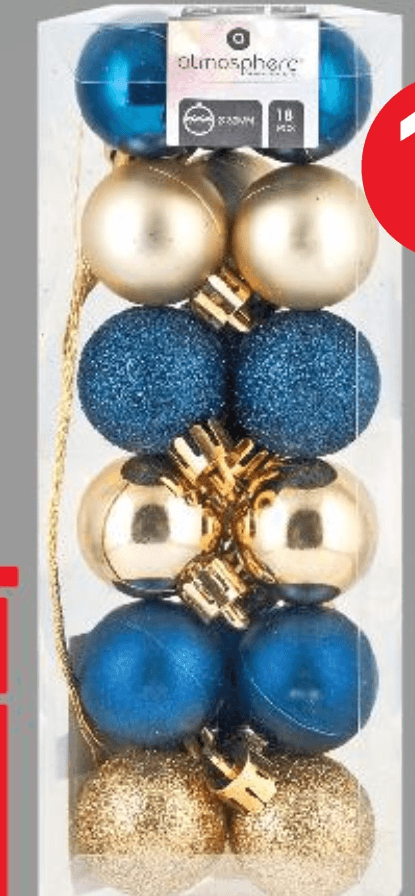 Kuglice za bor 18 kom atmosphere - Akcija u trgovini Kaufland