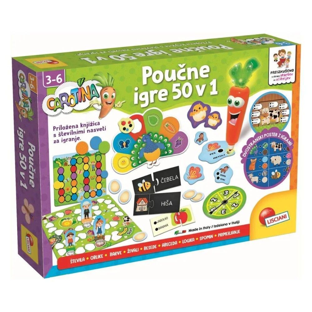 Set edukativnih igara Lisciani 50u1 Akcija u trgovini KTC