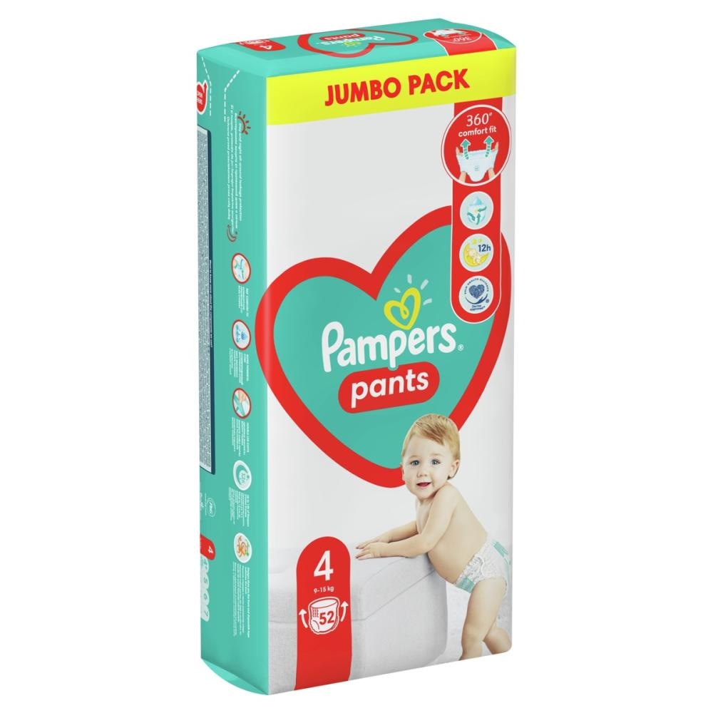 Dječje pelene Pampers pants jumbo pack S3 62 kom, S4 52 kom, S5 48 kom, S6 44 kom, S7 38 kom - Akcija u trgovini KTC