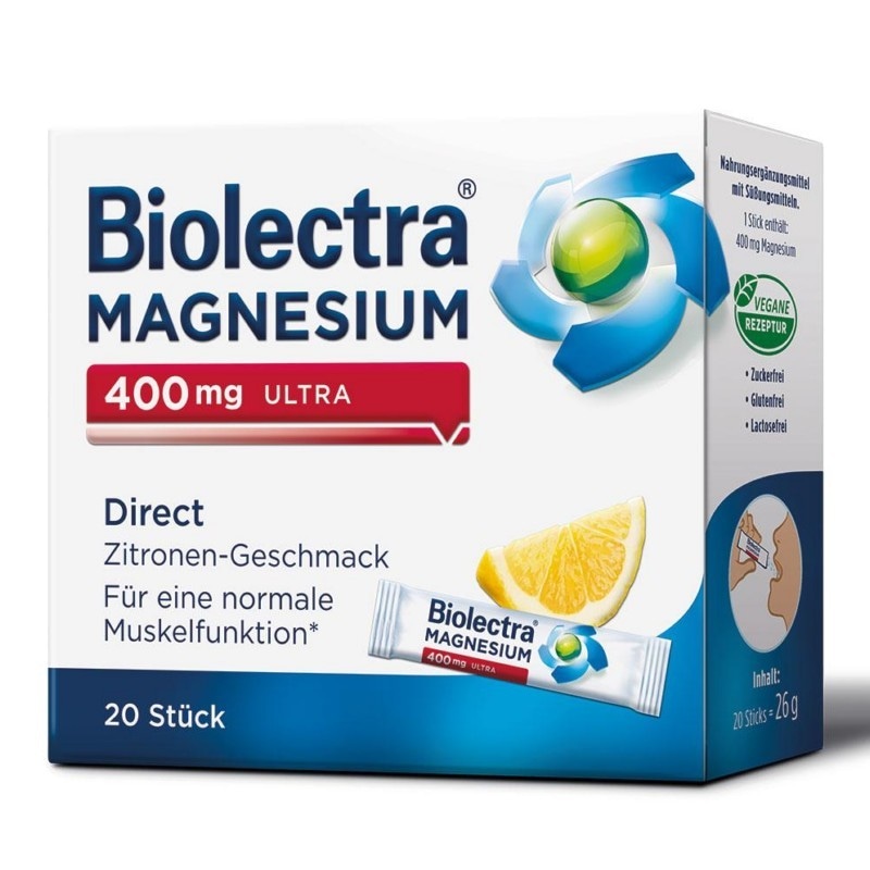 Biolectra Magnezij 400 direkt 20 kom. - Akcija u trgovini Dm