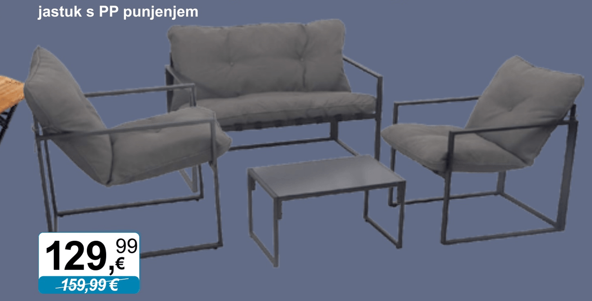 Vrtni set 4-djelni - Akcija u trgovini KTC