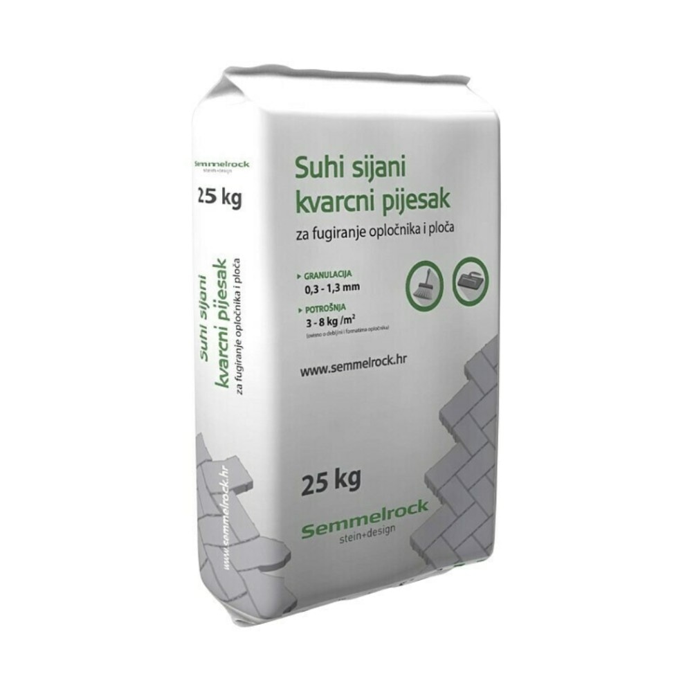 Semmelrock Suhi kvarcni pijesak 25 kg Akcija u trgovini Bauhaus