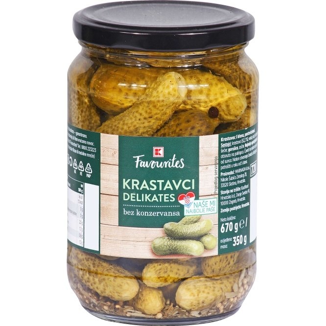 Favourites Krastavac delikates 670 g - Akcija u trgovini Kaufland
