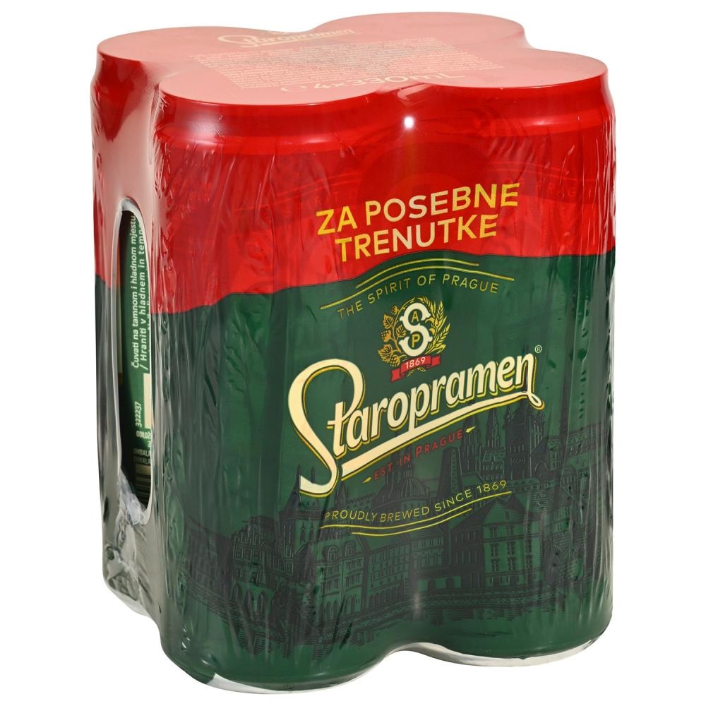 STAROPRAMEN Svijetlo pivo 4 x 0,5 l - Akcija u trgovini Ultra