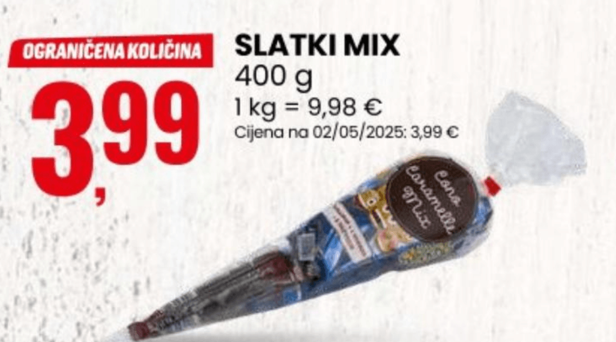 Slatki mix 400 g - Akcija u trgovini Eurospin