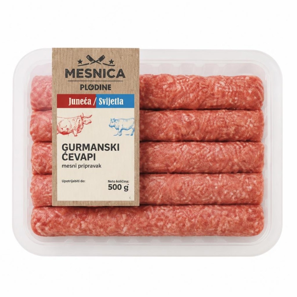 Mesnica Plodine svježi gurmanski ćevapi 500 g Akcija u trgovini Plodine