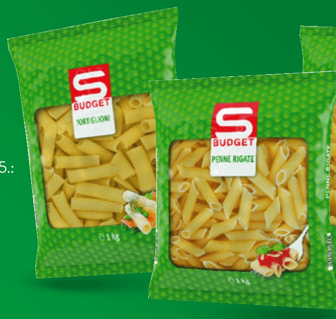 Tjestenina 1 kg S-BUDGET - Akcija u trgovini Spar