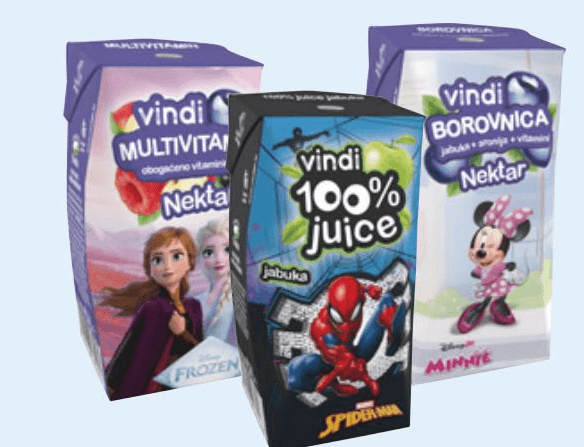 Vindi Disney nektar 0,2 L Akcija u trgovini Spar