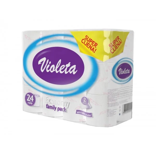 Violeta toaletni papir 24 role - Akcija u trgovini Konzum