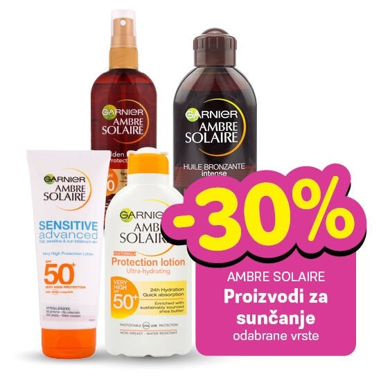 Garnier Ambre Solaire proizvodi za sunčanje - Akcija u trgovini Kaufland