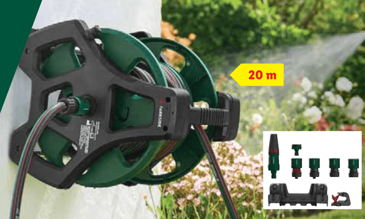 PARKSIDE Zidni bubanj za crijevo 20 m - Akcija u trgovini Lidl