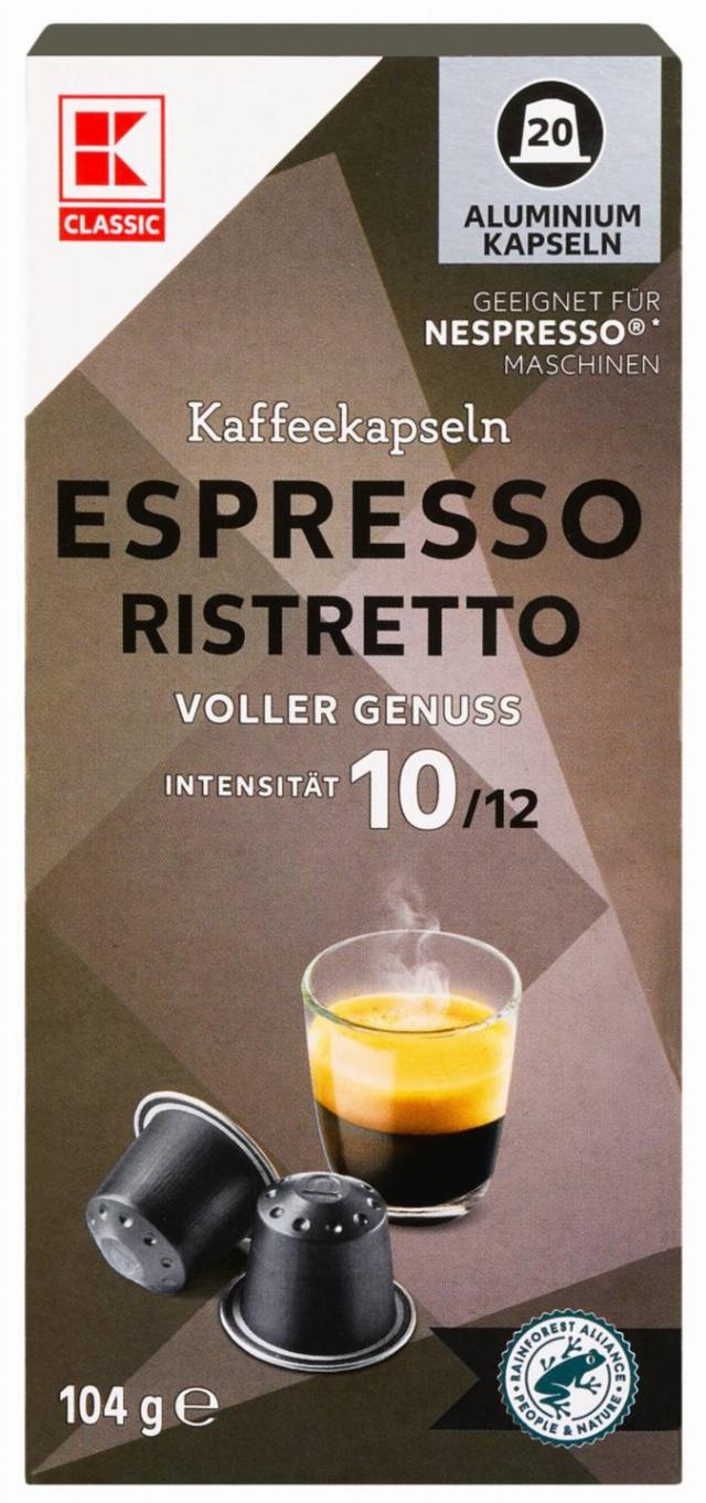 K-Classic kapsule Espresso Ristretto 104 g Akcija u trgovini Kaufland